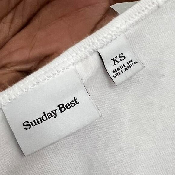 Sunday Best Keyhole White Long - Picture 4 of 5